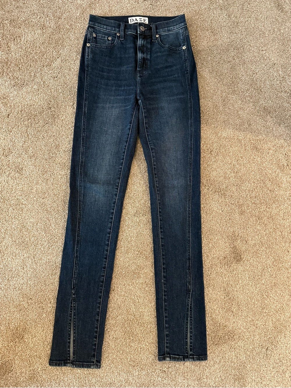 Like New!! Dark Blue High-Rise Daze Skinny Jeans - Women's